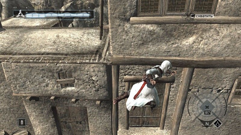 Assassin s creed прохождение. Assassins Creed 1 прохождение. Assassins Creed лезет по стене. Ассасин карабкается.