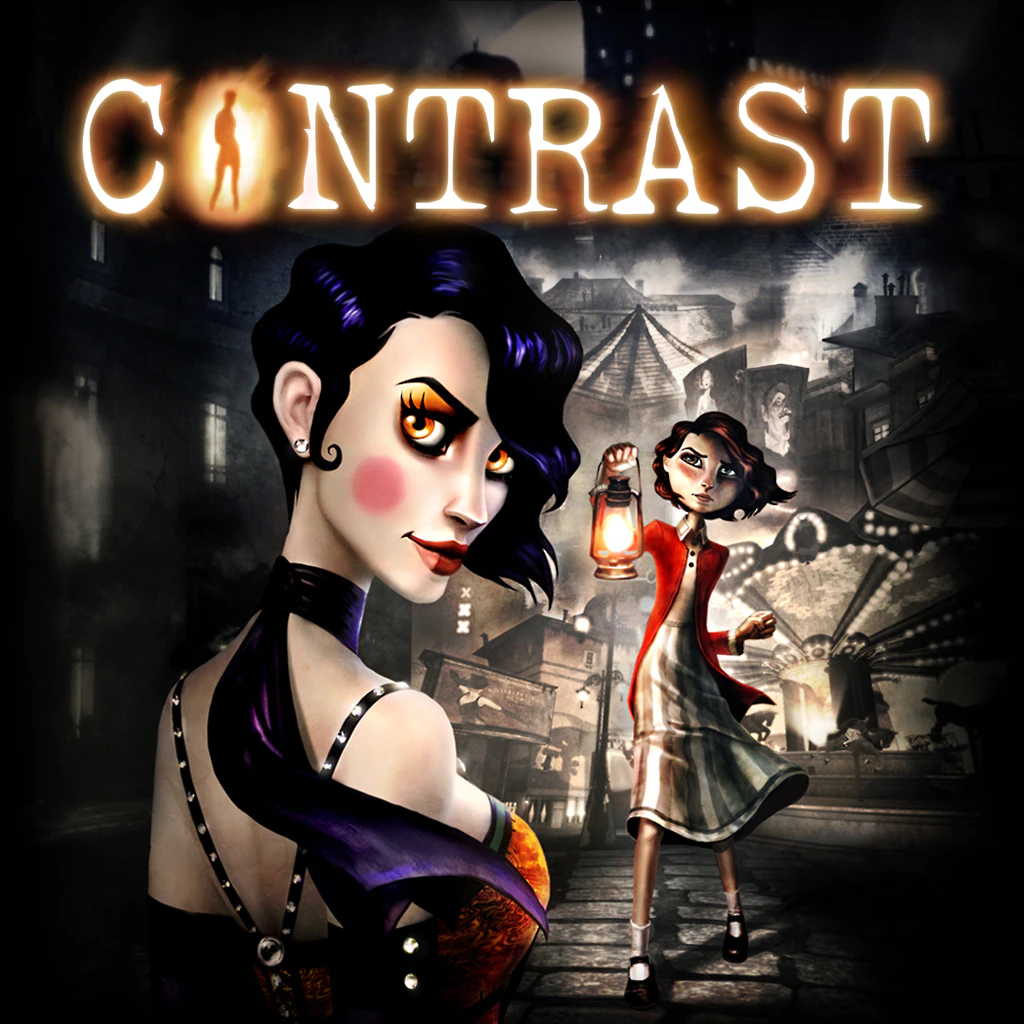 Complete contrast. Contrast игра. Contrast обложка. Contrast ps3. Contrast логотип игры.