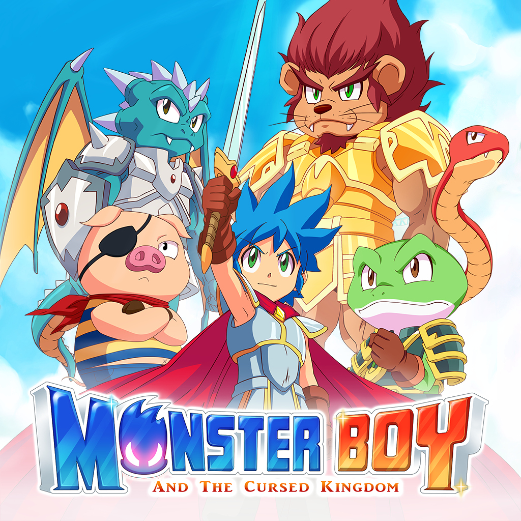 The boy is a monster. Monster boy and the Cursed Kingdom. Игра Monster boy and the Cursed Kingdom. Monster boy and the Cursed Kingdom обложка. Monster boy and the Cursed Kingdom Cover.