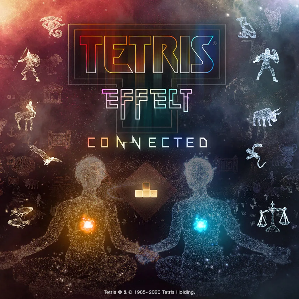 Effect connected. Тетрис эффект игра. Тетрис на ps4. Тетрис эффект коннектед. Tetris Effect обложка.