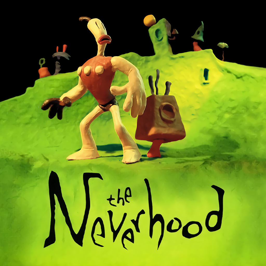 Пластилиновые видео игры. The Neverhood 1996. Neverhood обложка. Неверь в худо игра. ПЛАСТИЛИНОВЫЙ человек игра Neverhood.