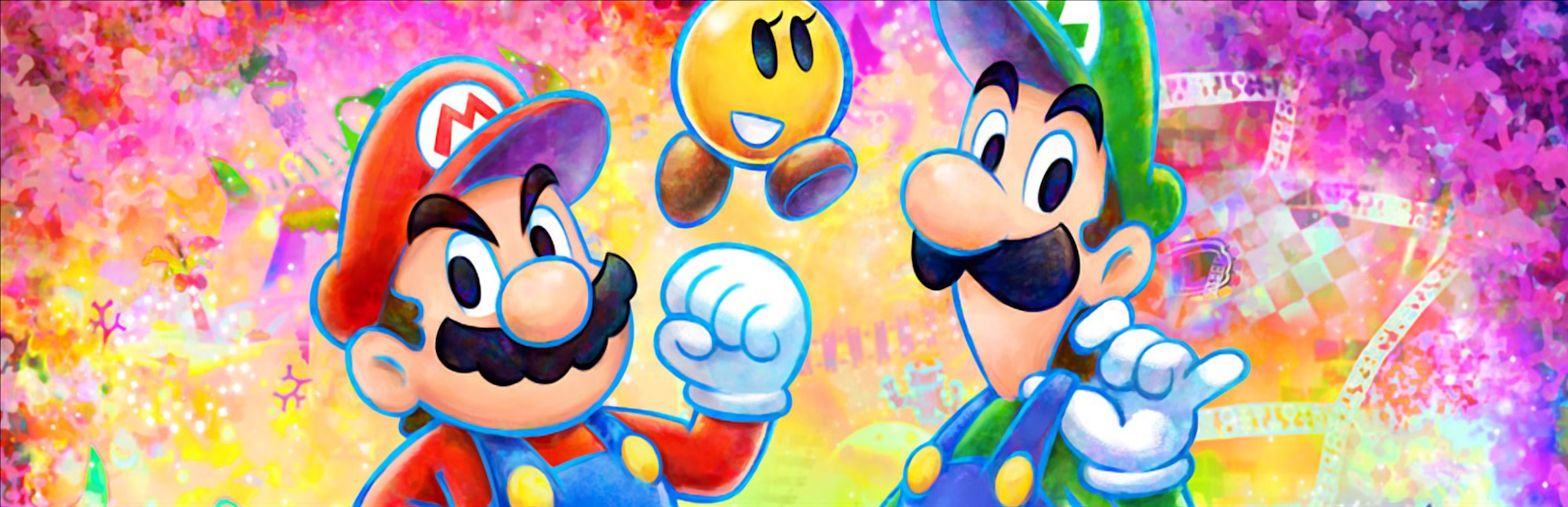 Mario luigi dream team. Mario & Luigi: Dream Team Bros.. Марио баннер. Супер Марио мир.