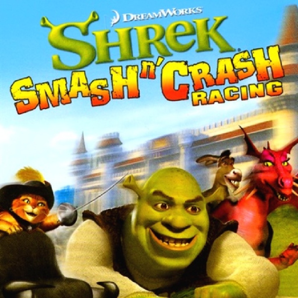 Shrek Smash N’ Crash Racing – GameCube (PAL FRA) Complet – Jeu De Course Et Action
