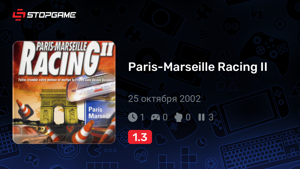 Paris-Marseille Racing Sur PlayStation 1 - Complet FR - Très Bon État