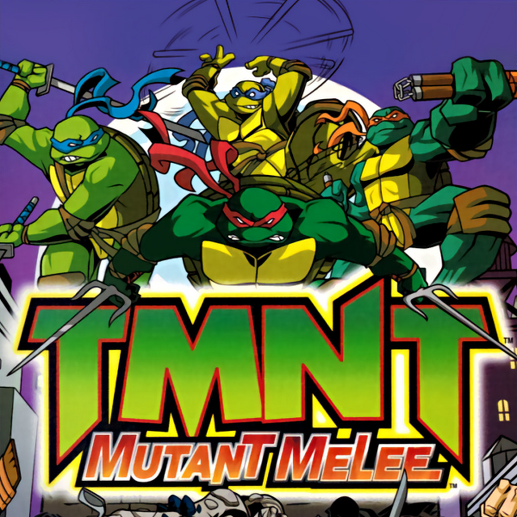 Tmnt mutant melee. Teenage Mutant Ninja Turtles: Mutant Melee. Черепашки ниндзя игра 2005. TMNT Mutant Melee ps2 NTSC.