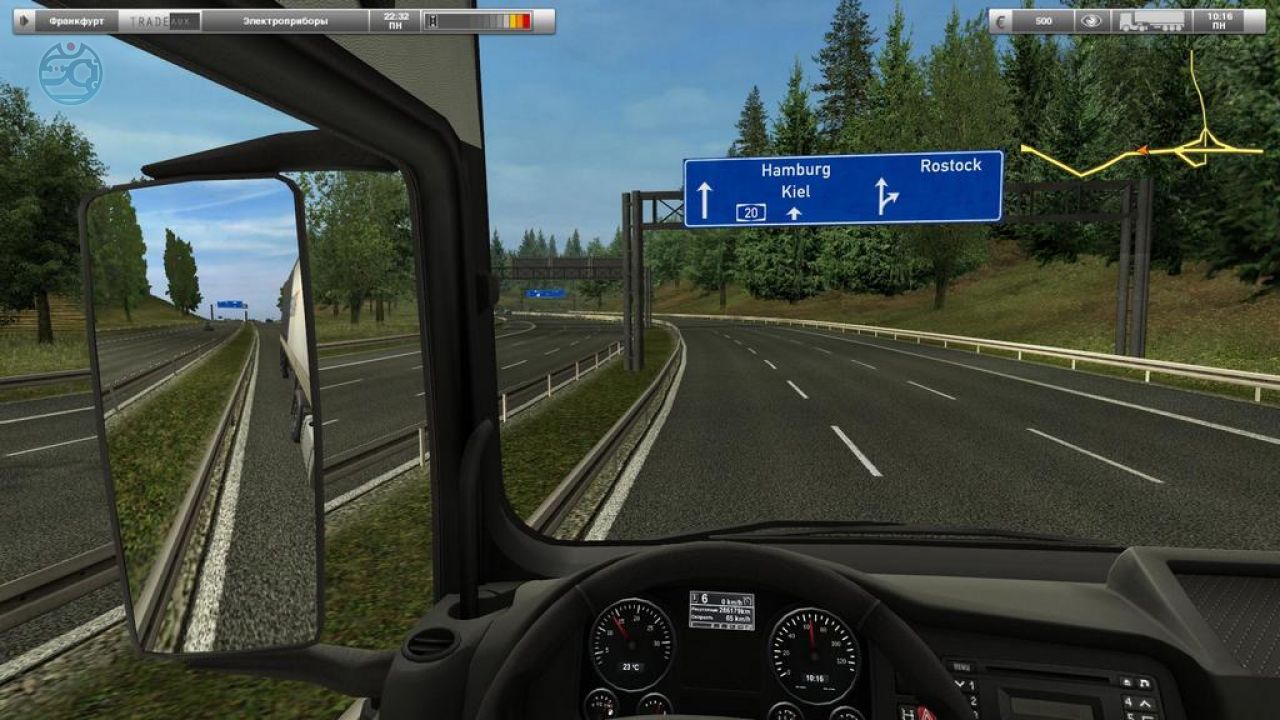 German truck simulator карта европы