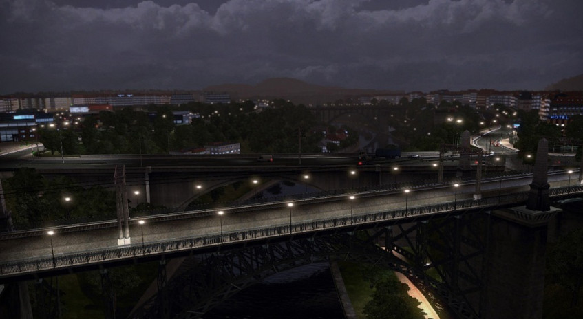 Помимо автострад, в игре представлены мосты, тоннели, железные дороги и даже судоходные каналы.