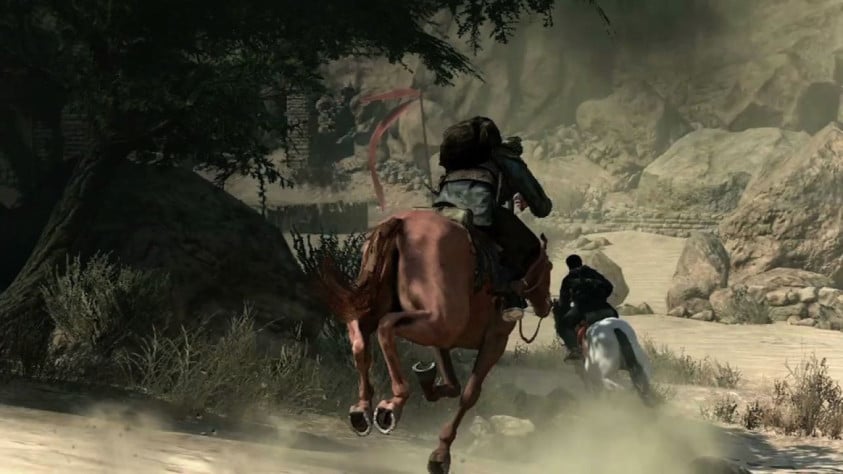 Местные конные погони напоминают аналогичный эпизод из Uncharted 3.