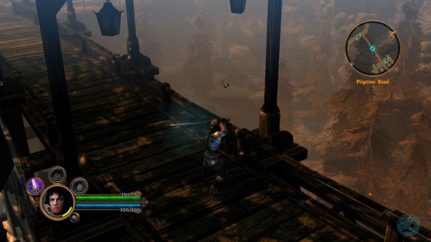 Вид с моста неплохой, но Dungeon Siege 3 идет по рельсам, с которых не свернуть.