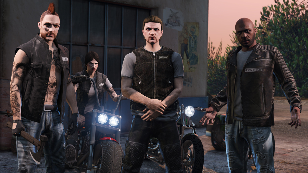 20 минут геймплея в честь выхода GTA Online: Bikers
