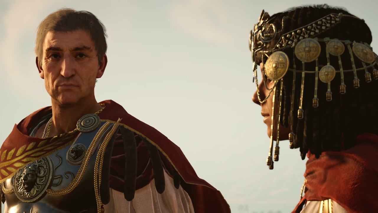 Клеопатра, Юлий Цезарь и Птолемей XIII в свежем трейлере Assassin’s Creed: ...