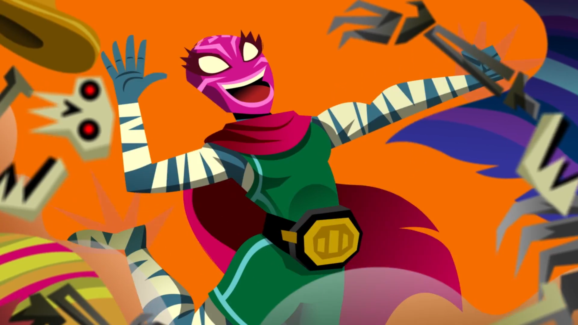 Guacamelee 2. Хуан Guacamelee. Guacamelee 2 Art. Guacamelee 2 Тостада.