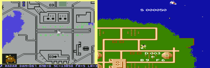 Raid on Bungeling Bay для Commodore 64 и NES.
