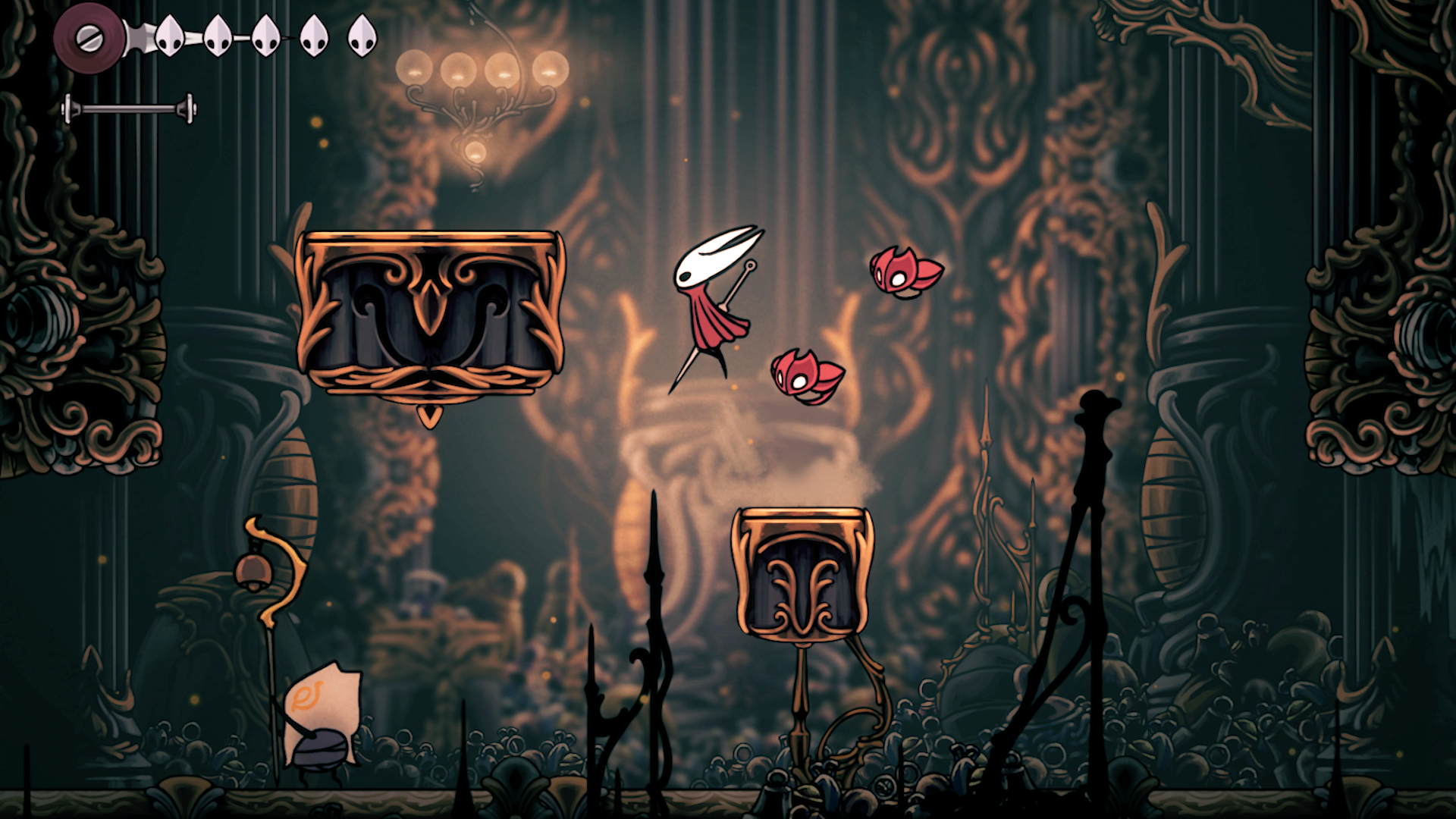 Все скамейки в hollow knight