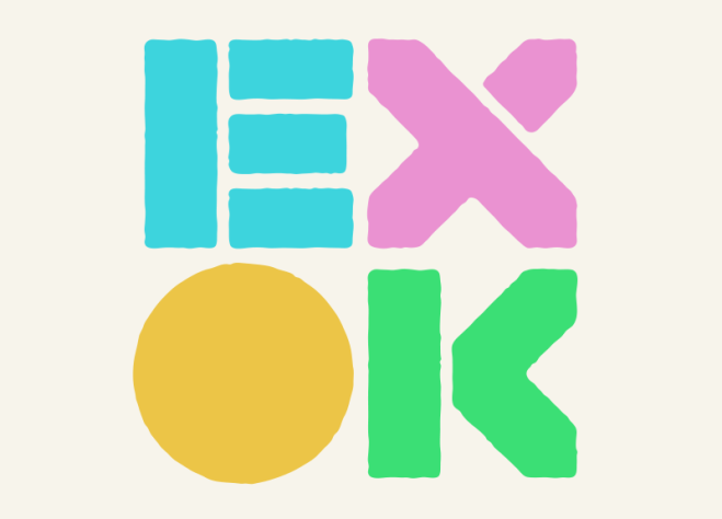 Логотип Extremely OK Games.