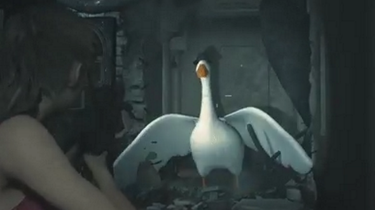 Мод для Resident Evil 2 делает из Мистера Икса Гуся Икса
