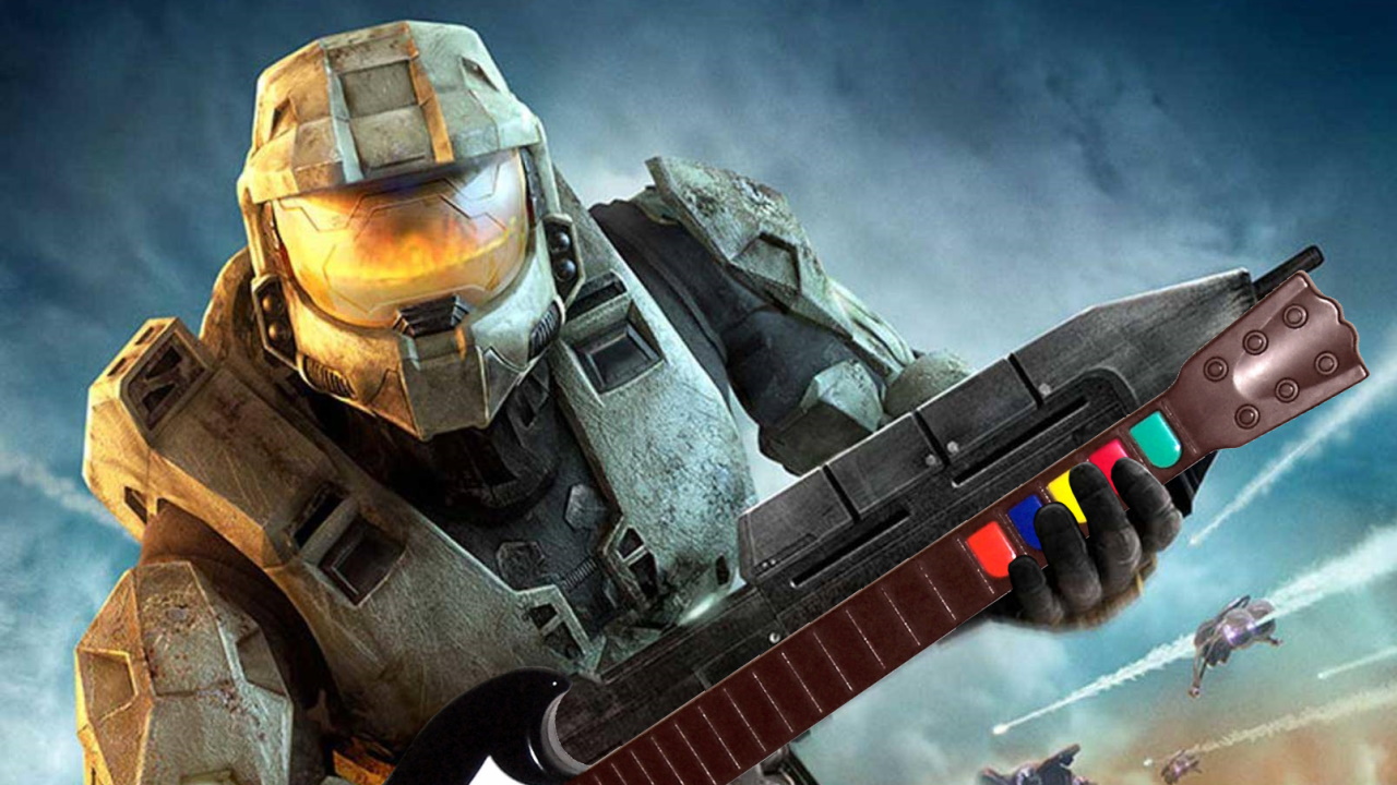 Игрок прошёл высшую сложность в Halo 3 на гитаре от Guitar Hero