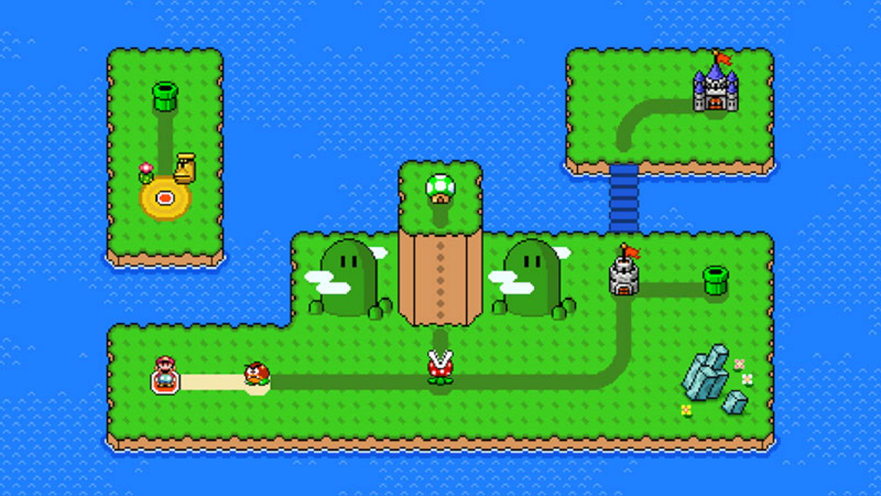 В финальном обновлении для Super Mario Maker 2 позволят создавать огромные миры из своих уровней