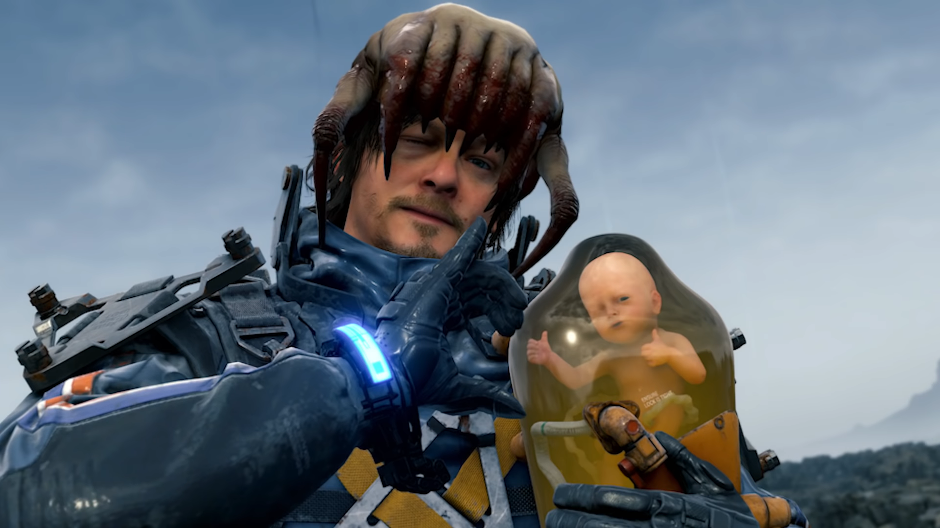 Норман Ридус позирует в шапке-хедкрабе — трейлер PC-версии Death Stranding  | StopGame