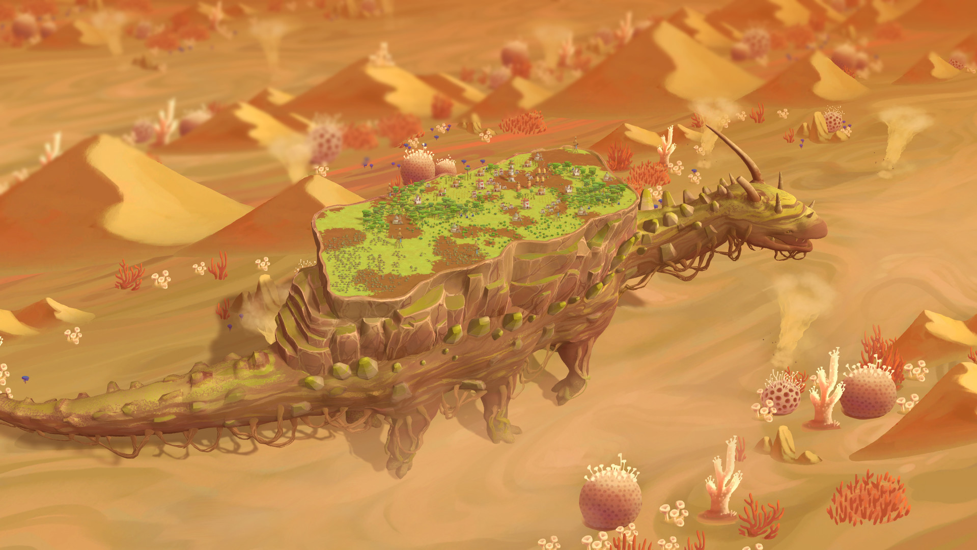 The Wandering Village — симулятор строительства поселения на спине громадного существа