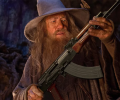 Создатели Wizard with a Gun вдохновлялись мемом, где Гэндальф держит АК-47