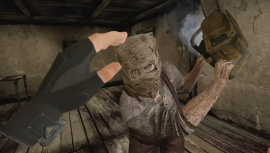 Resident Evil 4 VR выходит 21 октября. В новом трейлере — торговец, рыба-мутант и бензопила