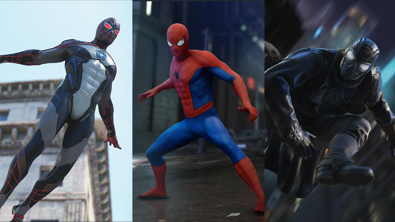 Разработчики показали часть костюмов Человека-паука в Marvel's Avengers