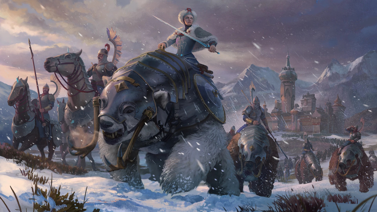 Кислев, горы Скорби и Великий Катай — первый взгляд на карту кампании из Total War: Warhammer III