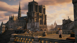 VR-аттракцион от Ubisoft про тушение пожара в Нотр-Даме использует модель собора из Assassin's Creed Unity