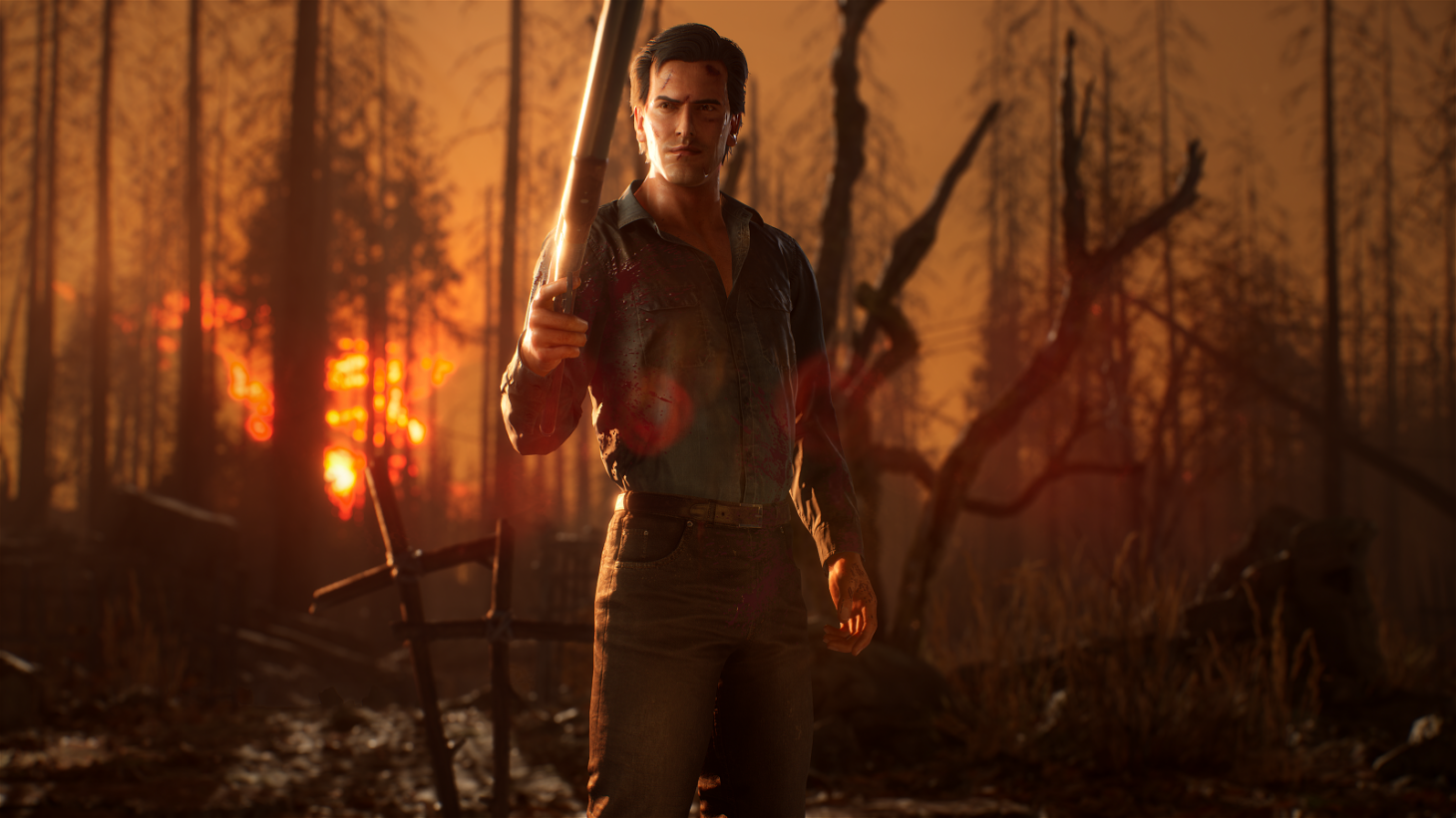 Evil dead game. Эш против зловещих мертвецов игра 2022. Зловещие мертвецы игра 2022.