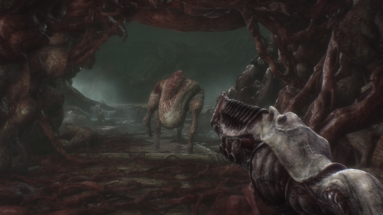 The authors of the creepy horror game Scorn: \