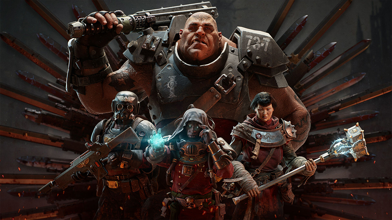 Slaying Heretics in Warhammer 40,000: Darktide gameplay trailer