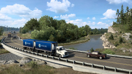 Получасовая поездка по Монтане из DLC для American Truck Simulator