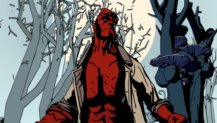 16 минут из мордобоя Hellboy Web of Wyrd