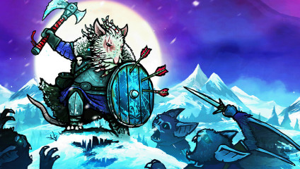 Геймплей рисованного соулслайк-платформера Tails of Iron 2: Whiskers of Winter