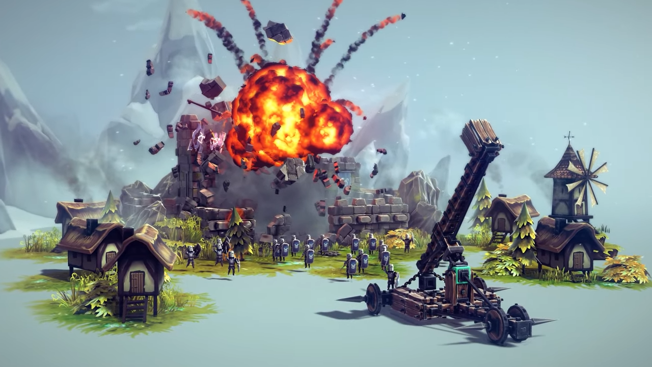 Игра Besiege доступна на ПК и Xbox, но не на PlayStation и Nintendo Switch.