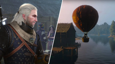 Вышло демо сюжетного мода для The Witcher 3 с полётами на воздушном шаре