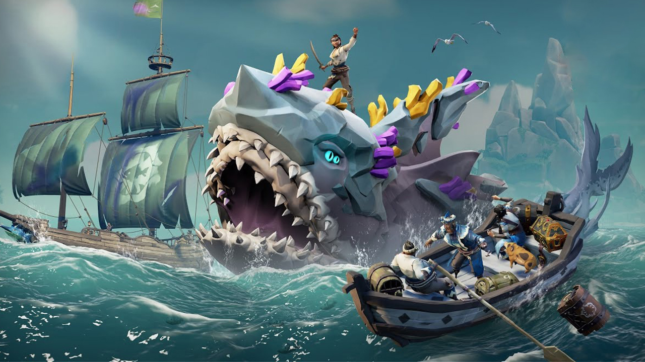 В 15-м сезон Sea of Thieves откроют охоту на новых мегалодонов