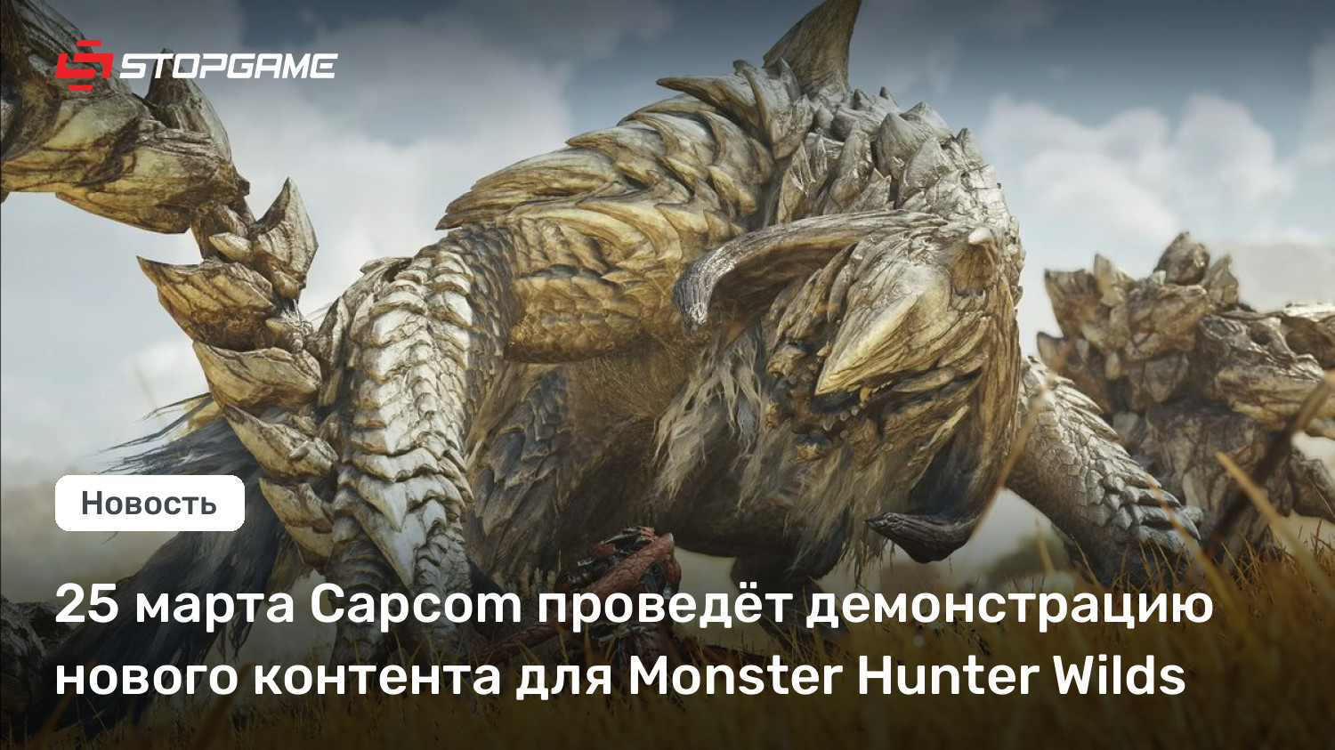 25 марта Capcom проведёт демонстрацию нового контента для Monster Hunter Wilds