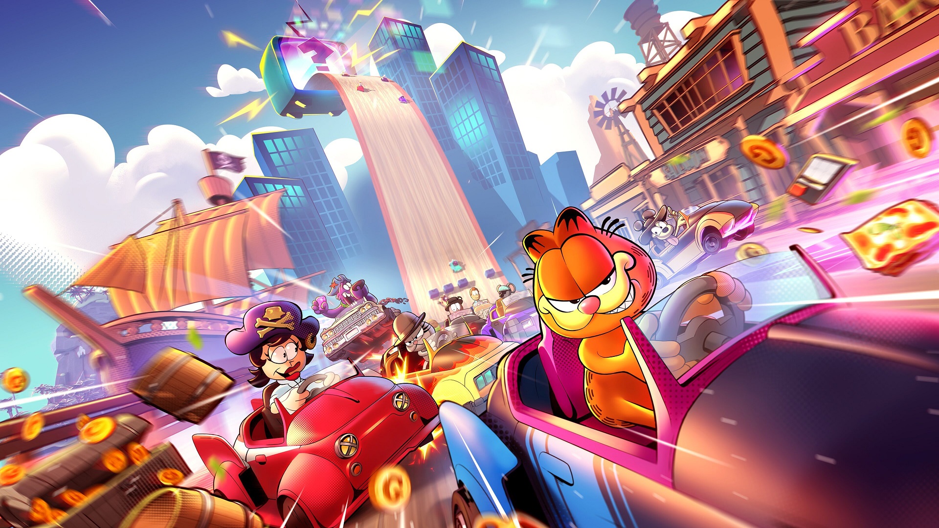 Гарфилд снова на трассе — сиквел Garfield Kart выйдет 10 сентября Гарфилд снова на трассе — сиквел Garfield Kart выйдет 10 сентября
