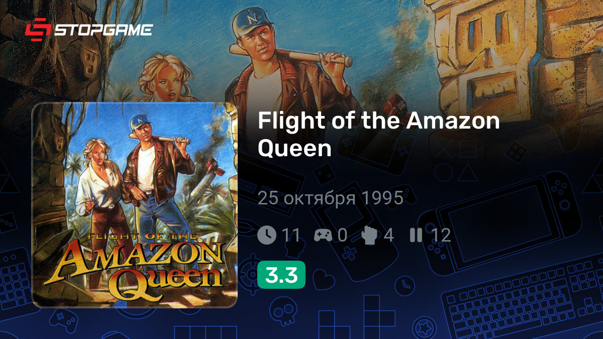 PC DOS Flight Of the Amazon Queen Interaktive Binary