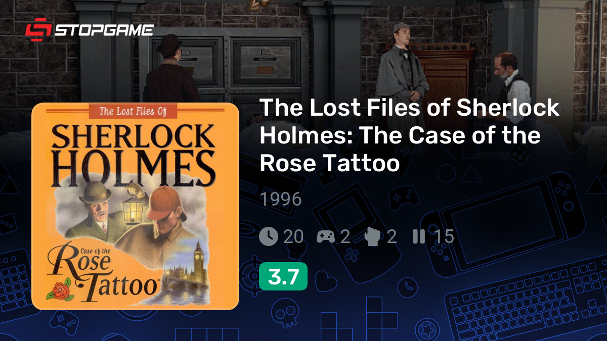 Jeu PC The Lost Files Of Sherlock Holmes: Case Of The Rose Tattoo - Big Box FR, Bon état
