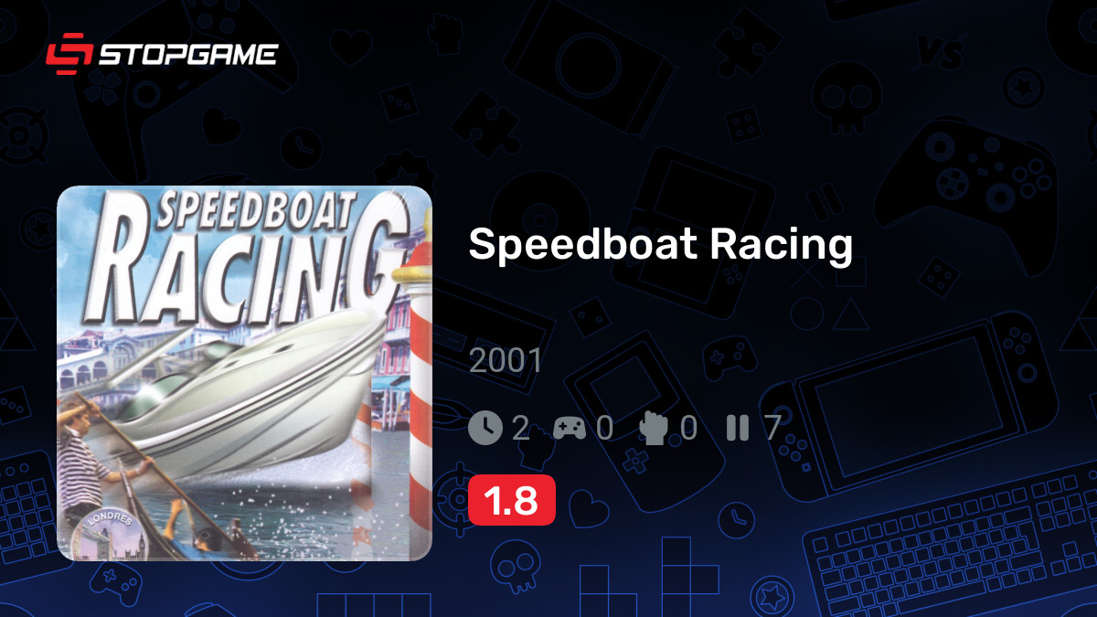 Jeu PC Speedboat Racing Davilex - Version Française, Bon état - Course De Bateaux Rapides