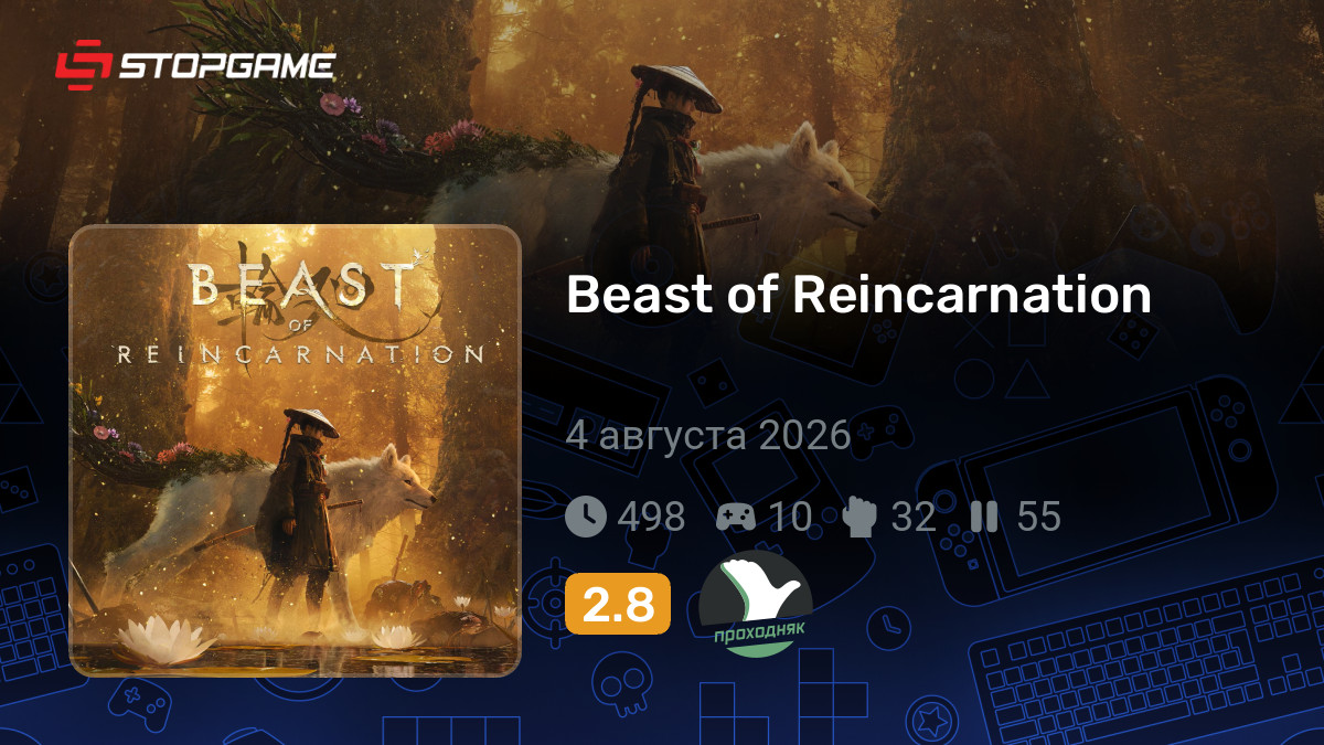 Главная героиня и ее питомец в игре Beast of Reincarnation