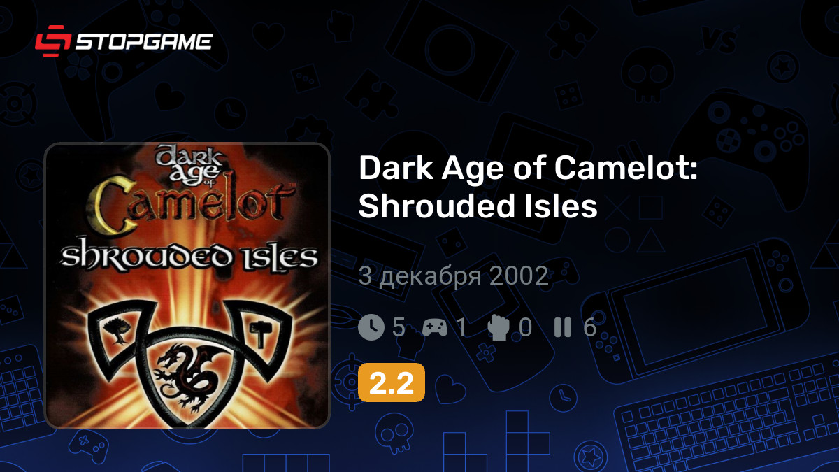 Dark Age of Camelot : Shrouded Isles (PC, 2002) NEUF SCELLÉ dans sa