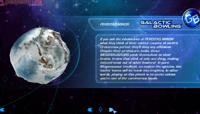 к игре Galactic Bowling