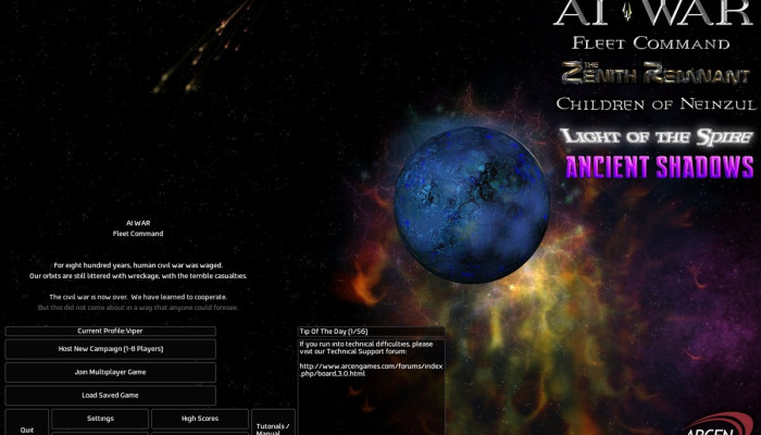 к игре AI War: Fleet Command