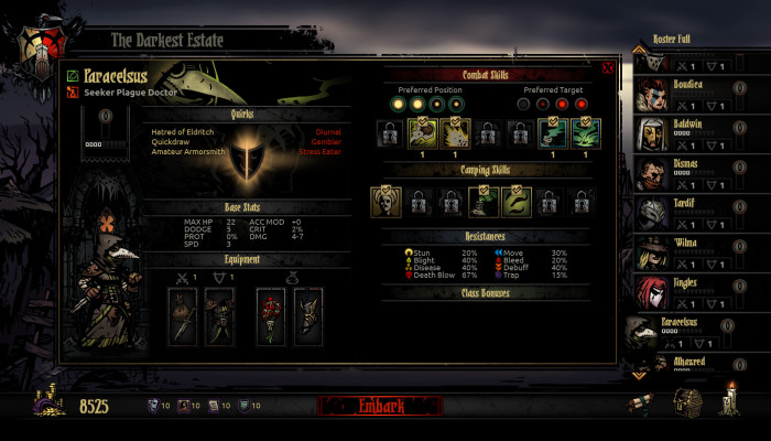 к игре Darkest Dungeon