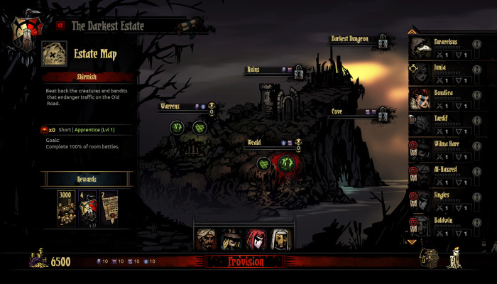 к игре Darkest Dungeon