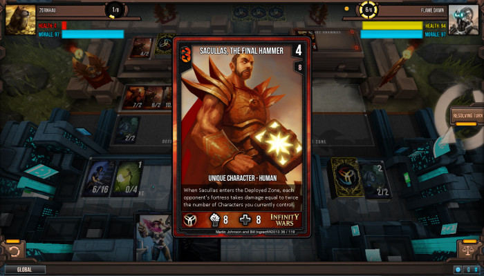 к игре Infinity Wars - Animated Trading Card Game